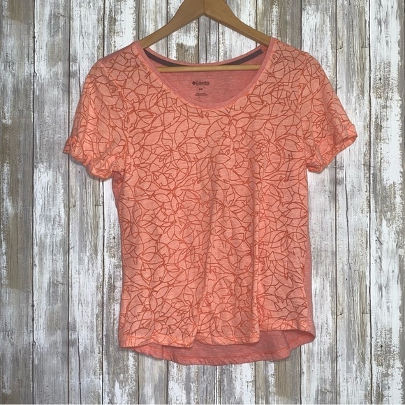 Columbia Tops - Columbia Orange/Pink Tee